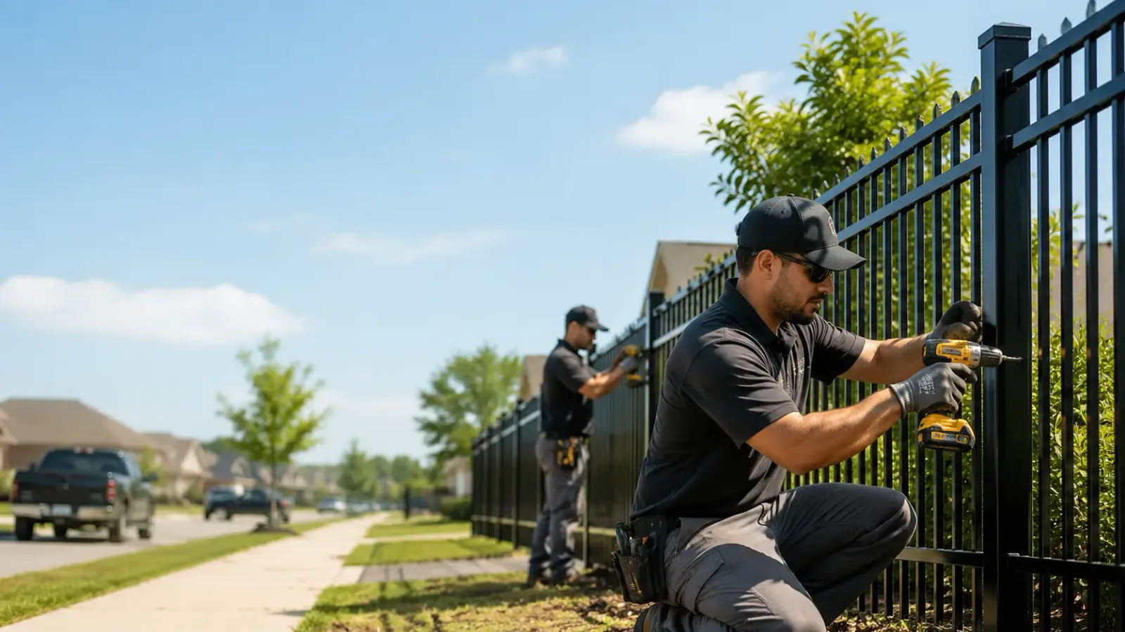 Metal Fence Installation in Baytown, TX
